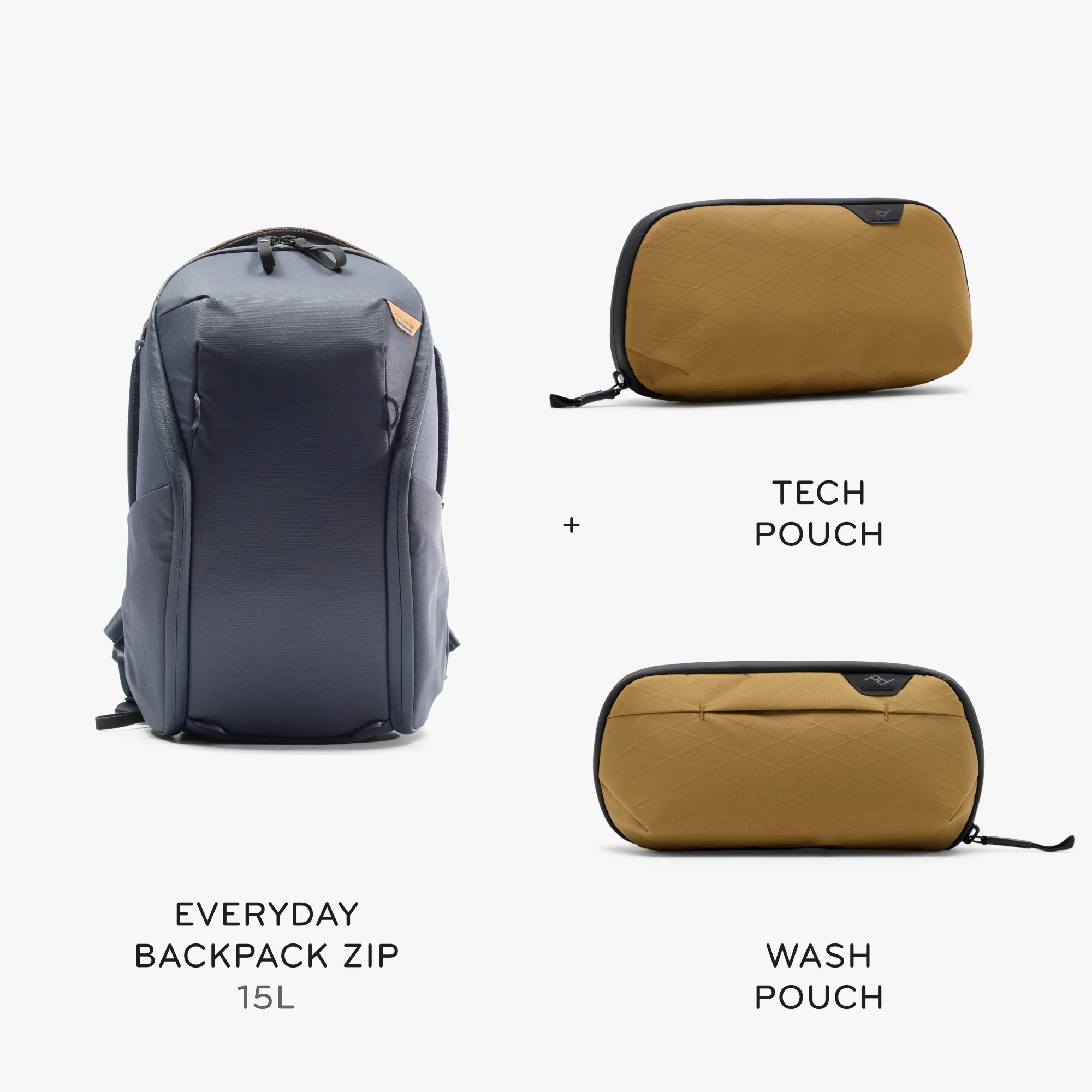 15L Everyday Backpack Zip + Bundle 1 | Midnight