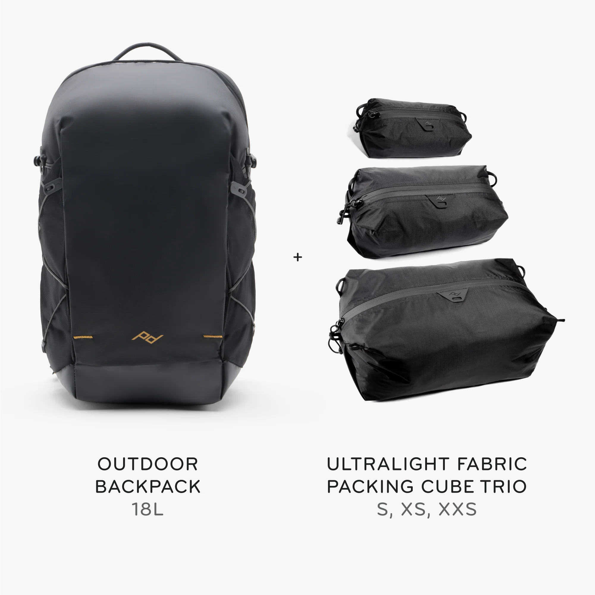 18L Outdoor Backpack + Bundle 2 | Black