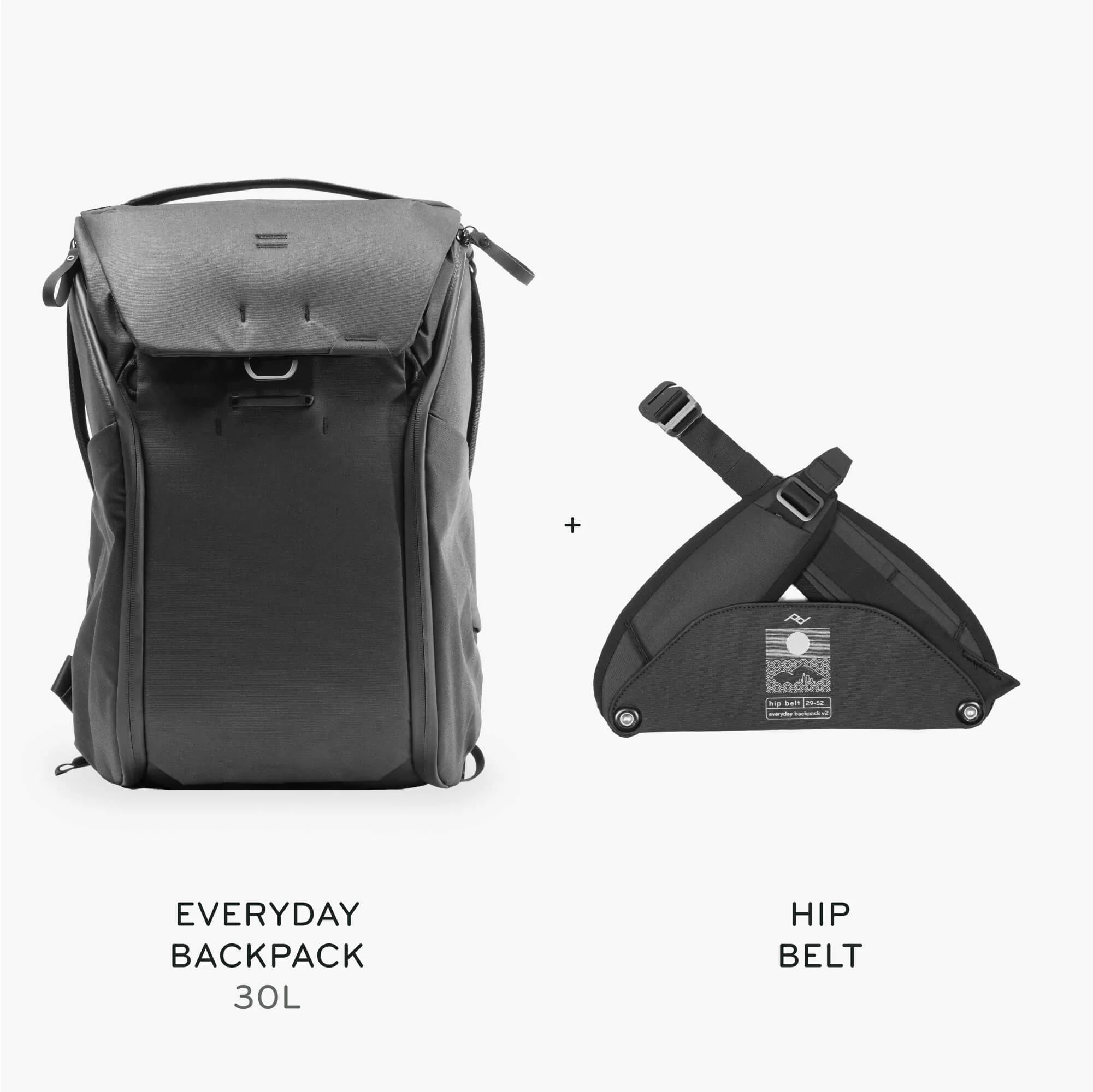 30L Everyday Backpack + Bundle 2 | Black