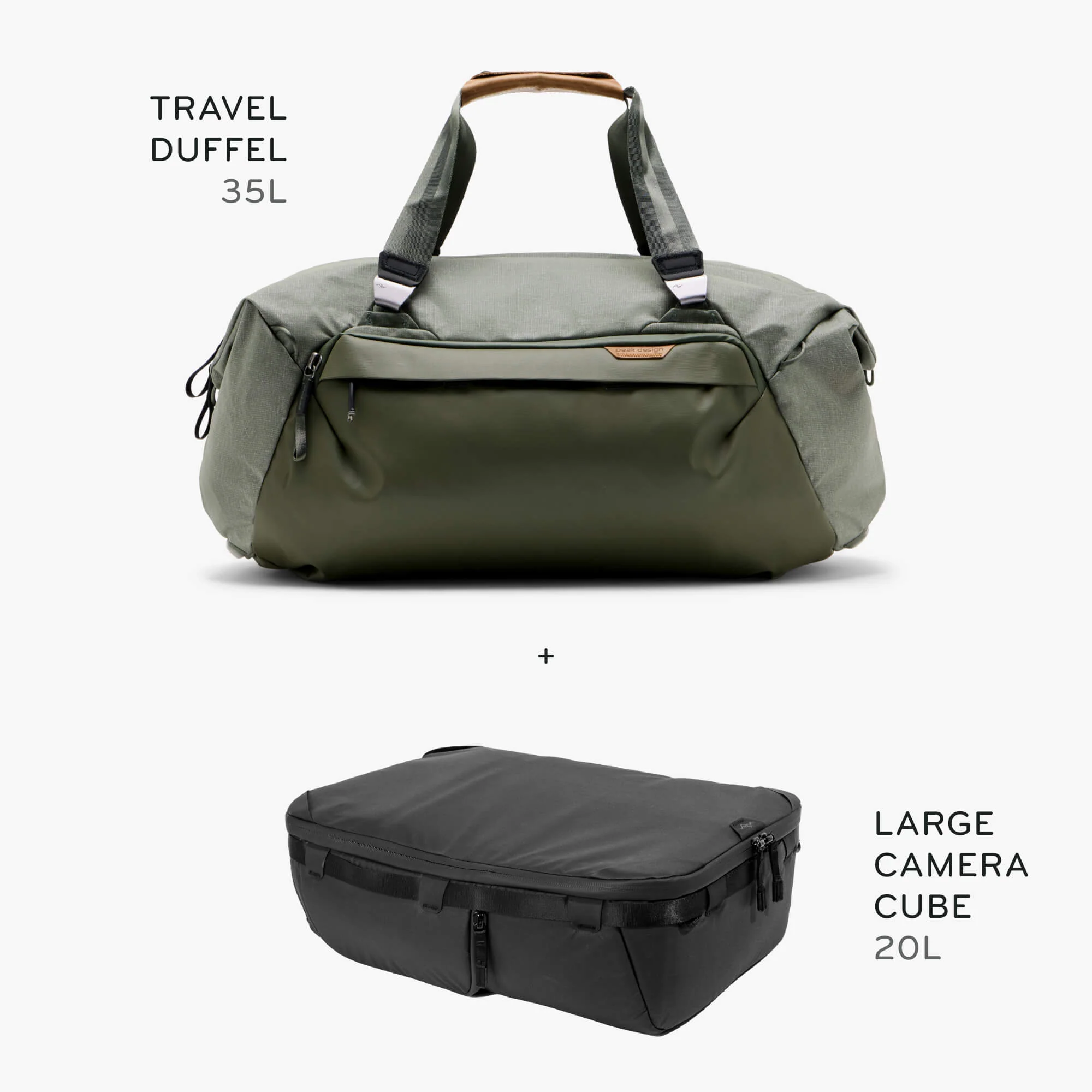 35L Travel Duffel + Bundle 1 | Sage