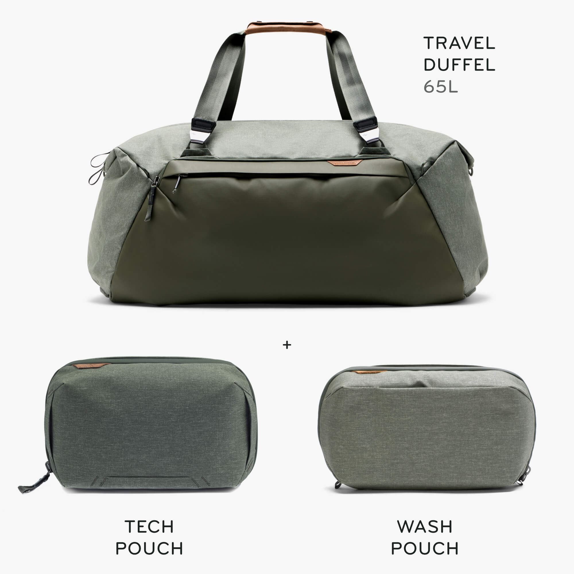 65L Travel Duffel + Bundle 1 | Sage
