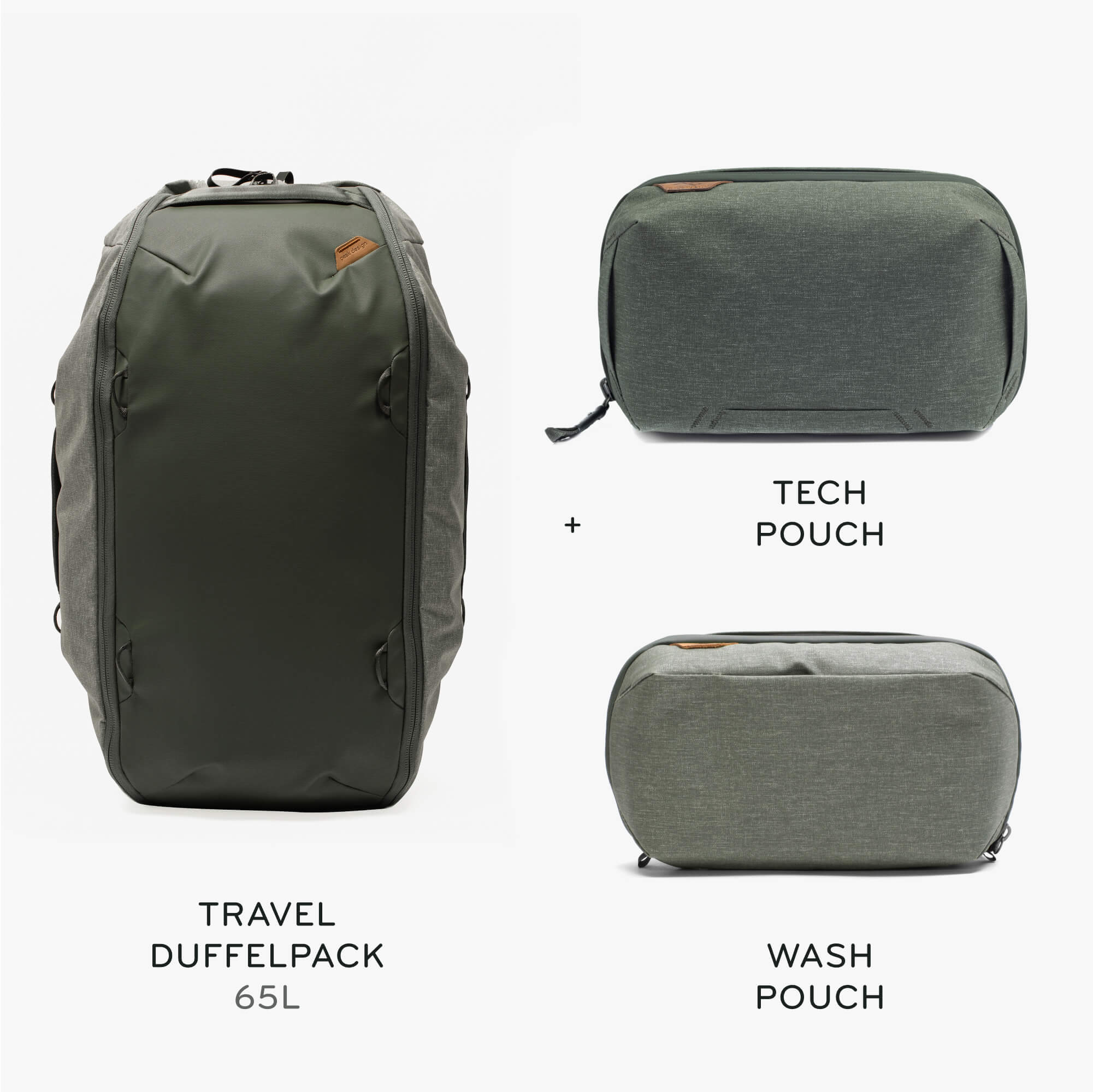 65L Travel Duffelpack + Bundle 2 | Sage