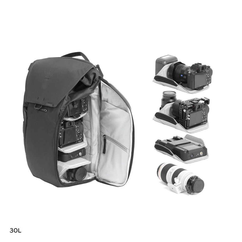 Everyday Backpack | 30L | Black | Factory 2nd - Image 4