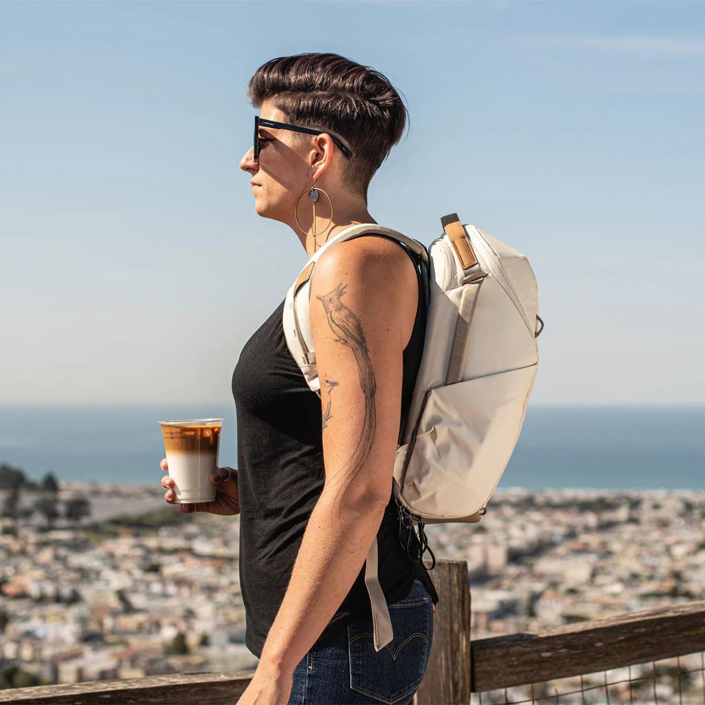 Everyday Backpack Zip | 15L | Bone (PFAS) | PD Certified - Image 8