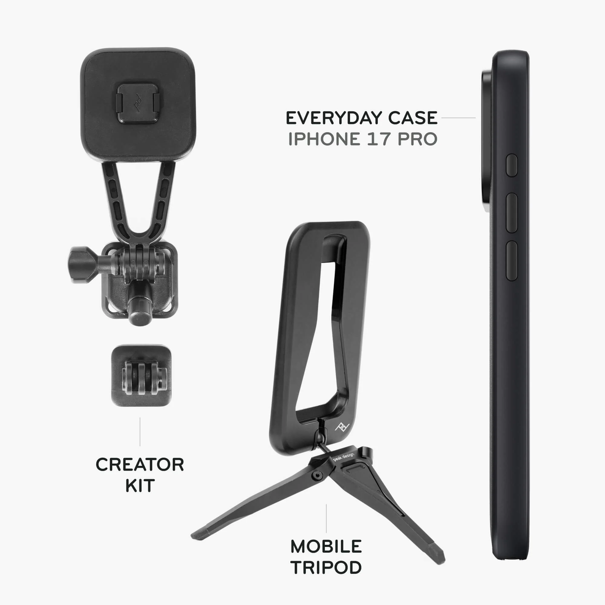 Everyday Case | iPhone 17 Pro | Charcoal | Bundle 2
