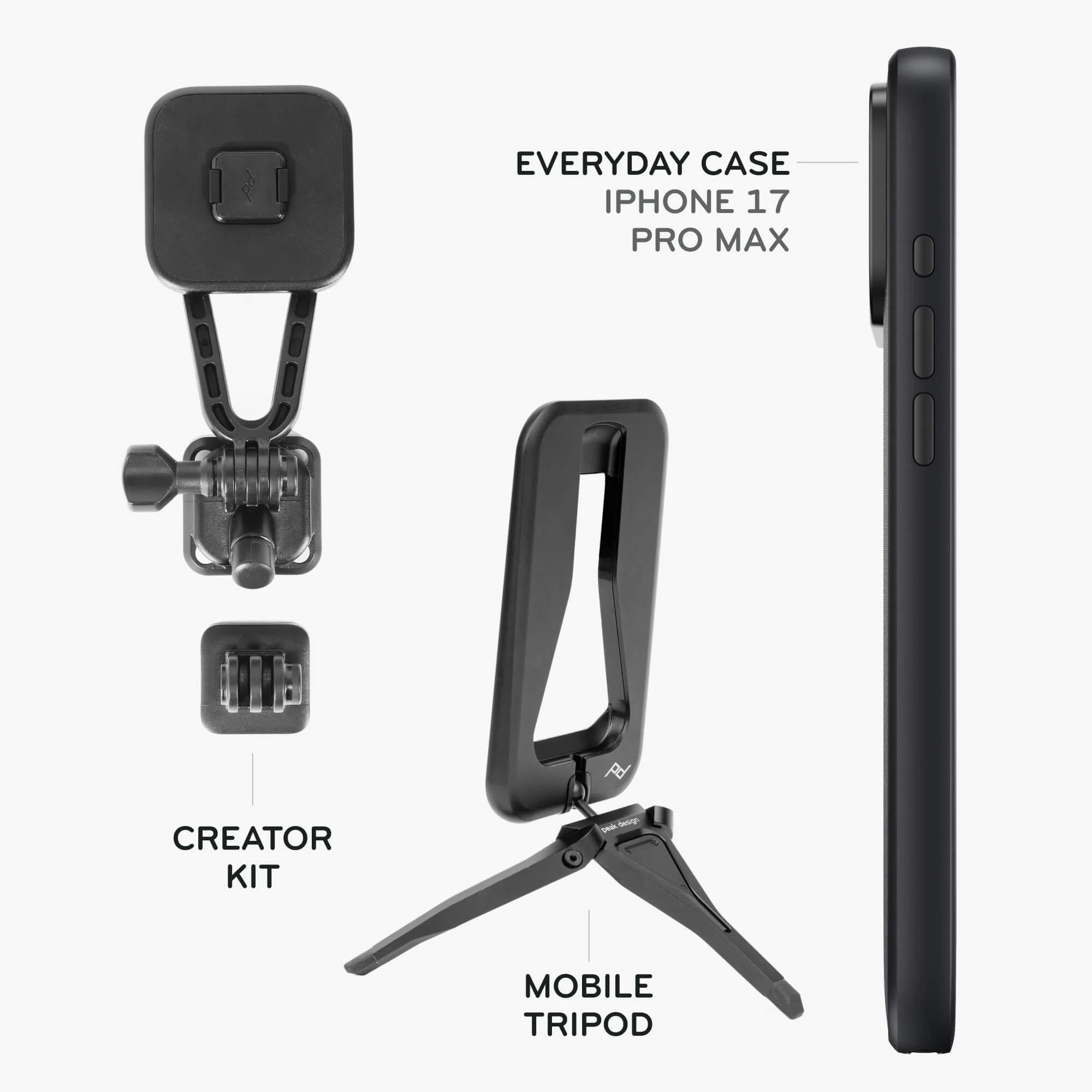 Everyday Case | iPhone 17 Pro Max | Charcoal | Bundle 2
