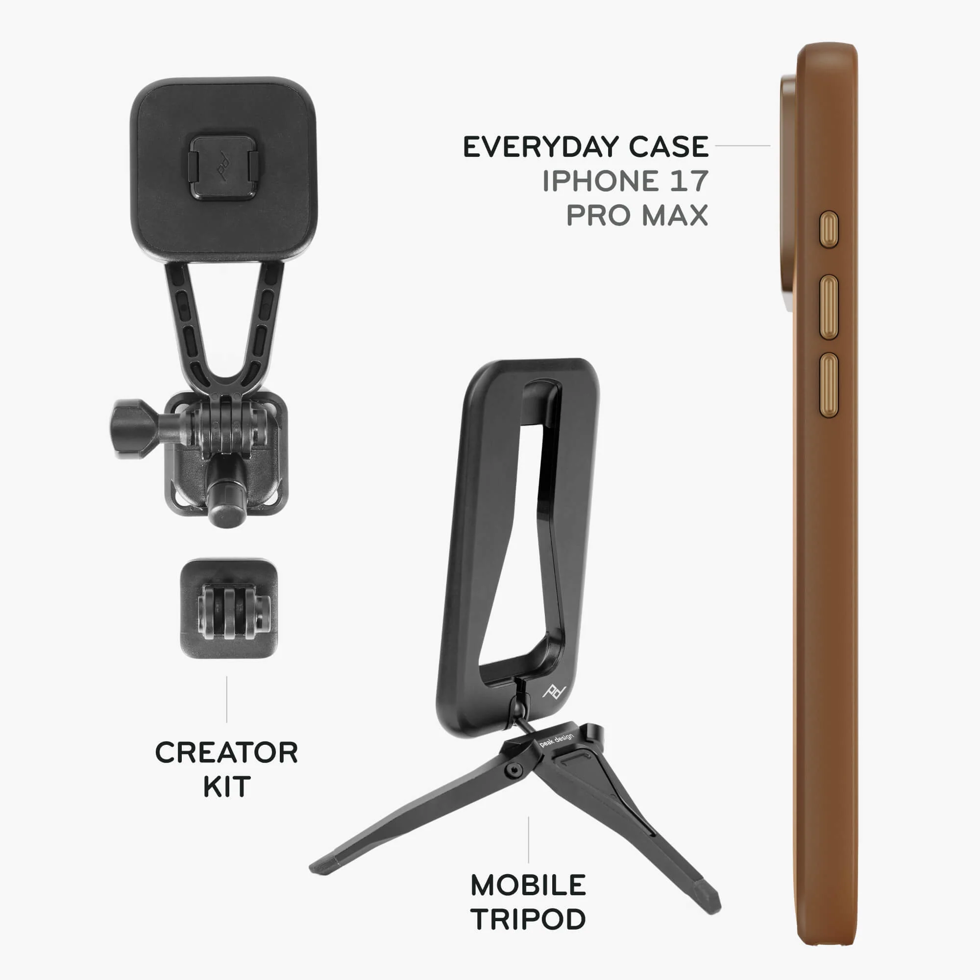 Everyday Case | iPhone 17 Pro Max | Tan | Bundle 2