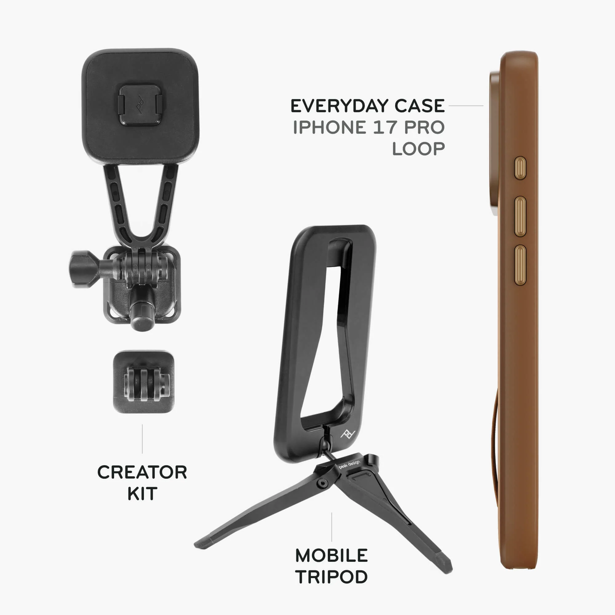 Everyday Loop Case | iPhone 17 Pro | Tan | Bundle 2