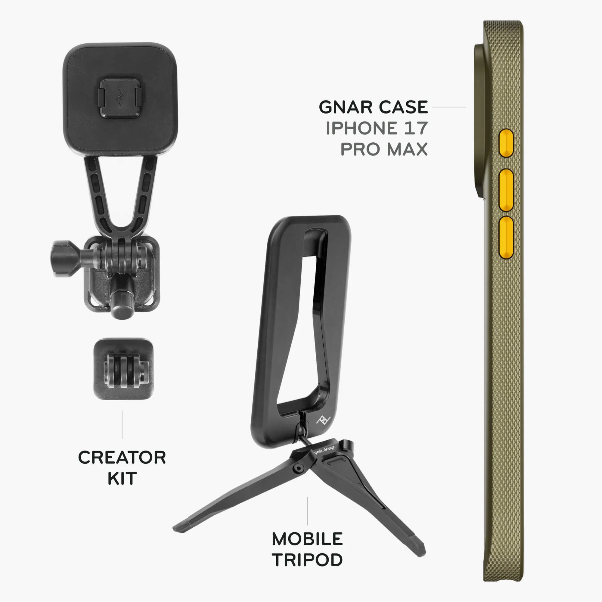 Gnar Case | iPhone 17 Pro Max | Kelp | Bundle 2