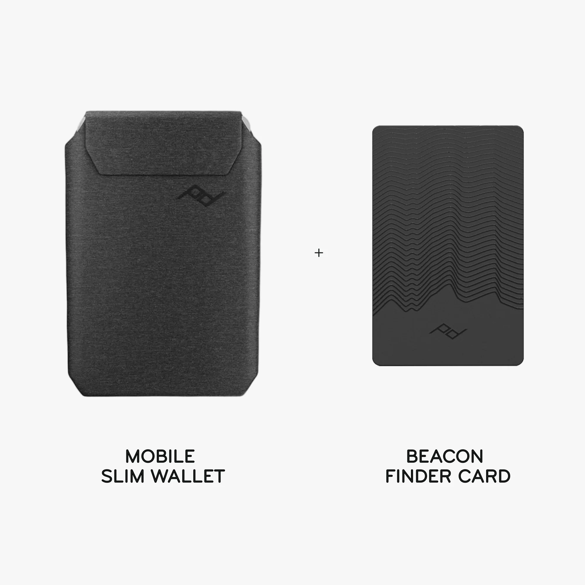 Mobile Slim Wallet  + Bundle 1 | Charcoal | Fabric