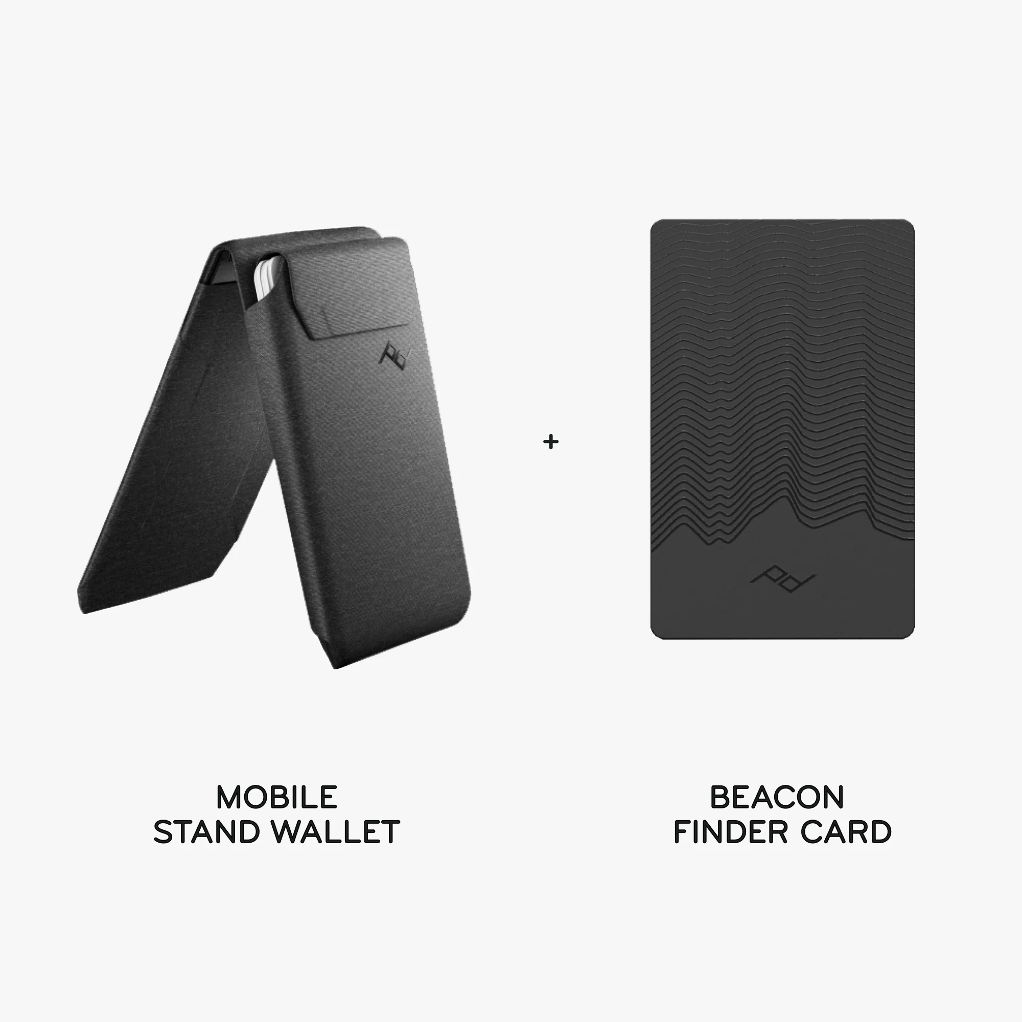Mobile Stand Wallet + Bundle 1 | Charcoal | Fabric