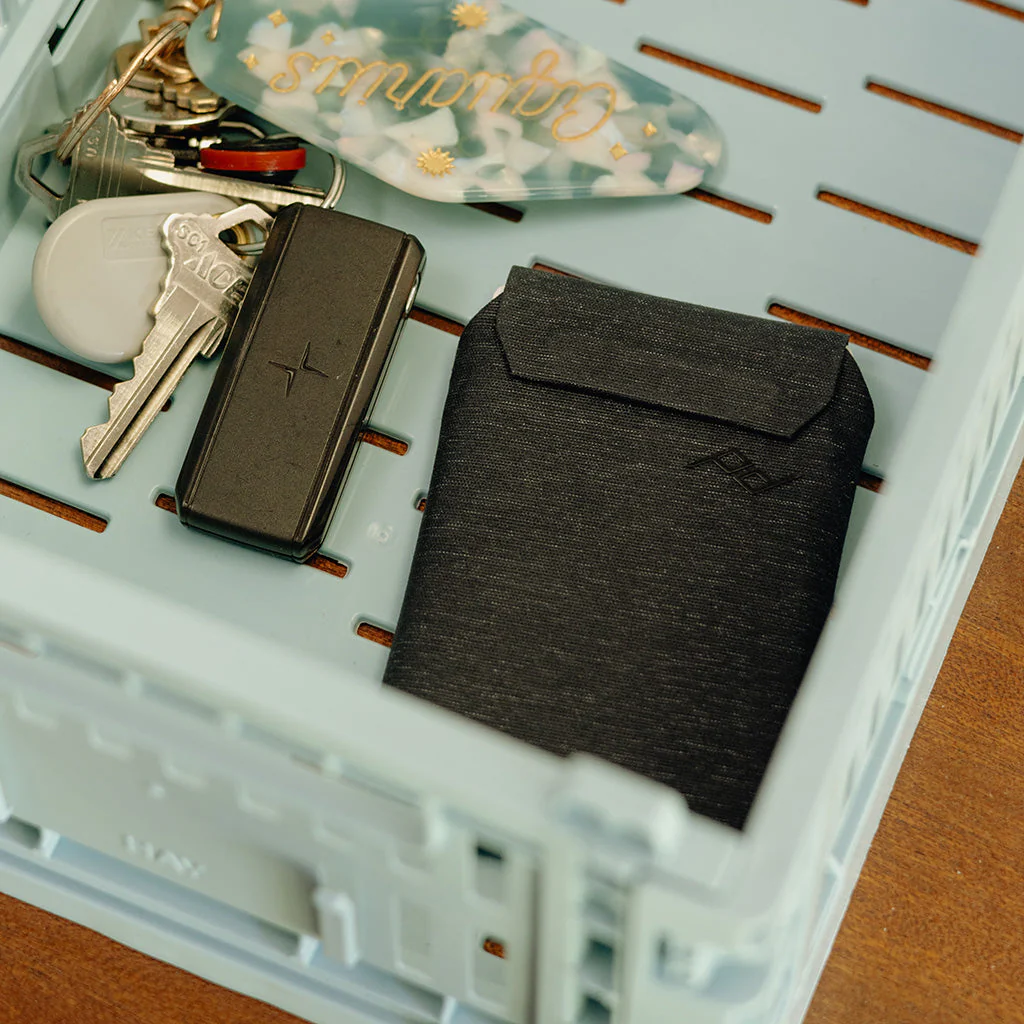Mobile Wallet | Slim Wallet | Charcoal | Fabric | PD Certified - Image 9