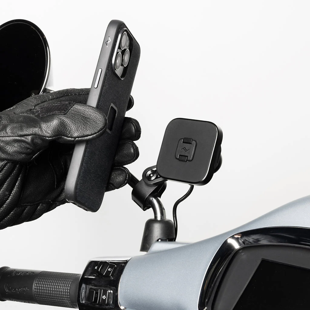 Motorcycle Mirror Mount | Charging | Locking - Image 4