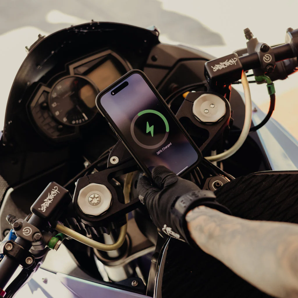 Motorcycle Stem Mount | Charging Qi2 - Image 5