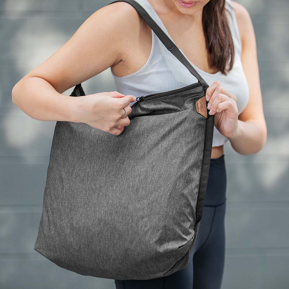 Packable Tote | Charcoal (PFAS) | PD Certified - Image 8