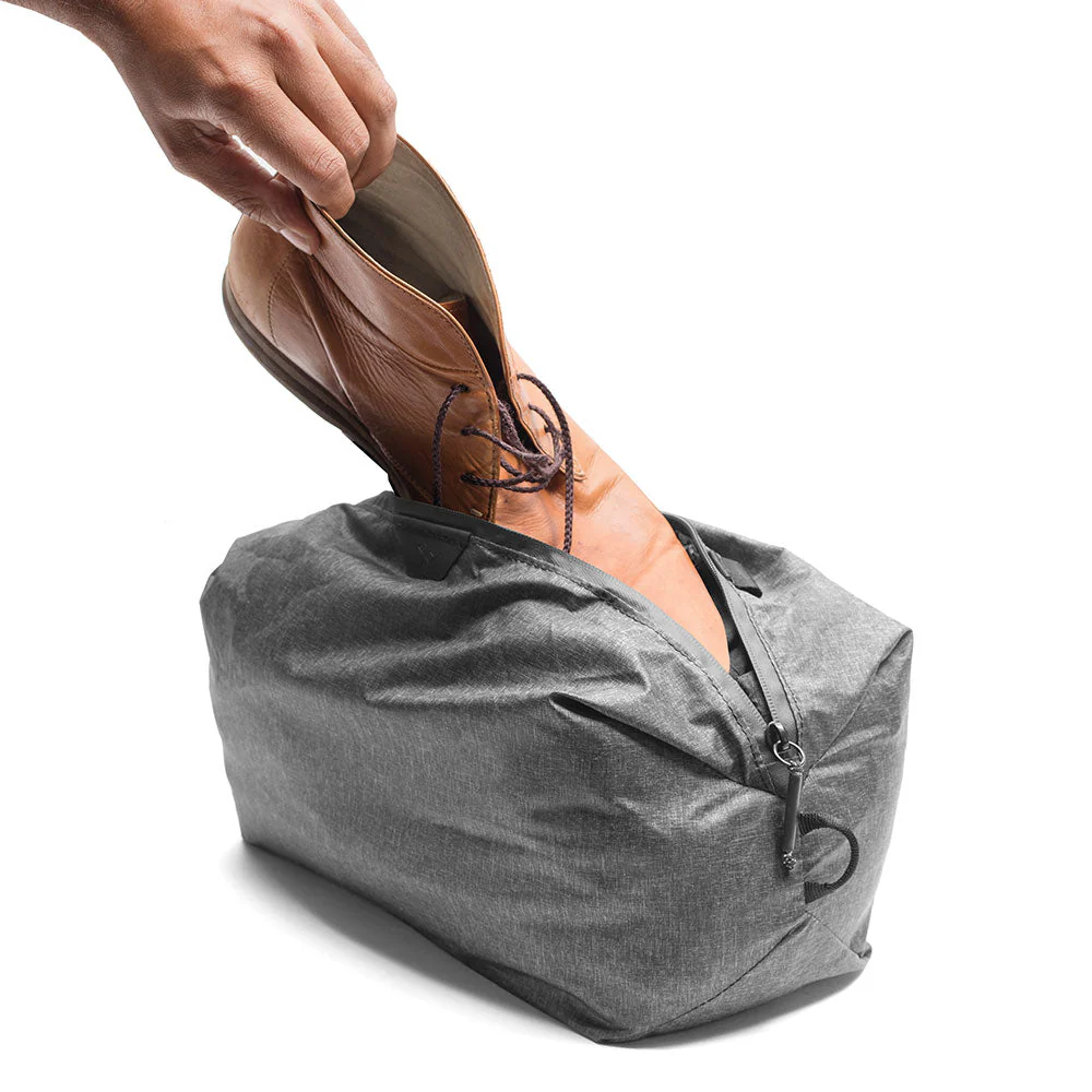 Shoe Pouch | Charcoal (PFAS) | PD Certified - Image 3