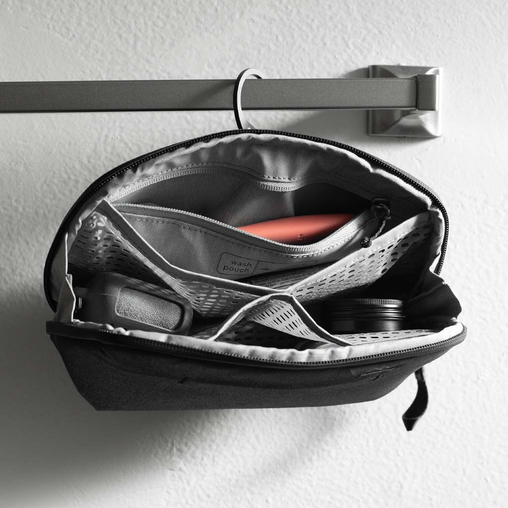 Small Wash Pouch | Black (PFAS) - Image 6