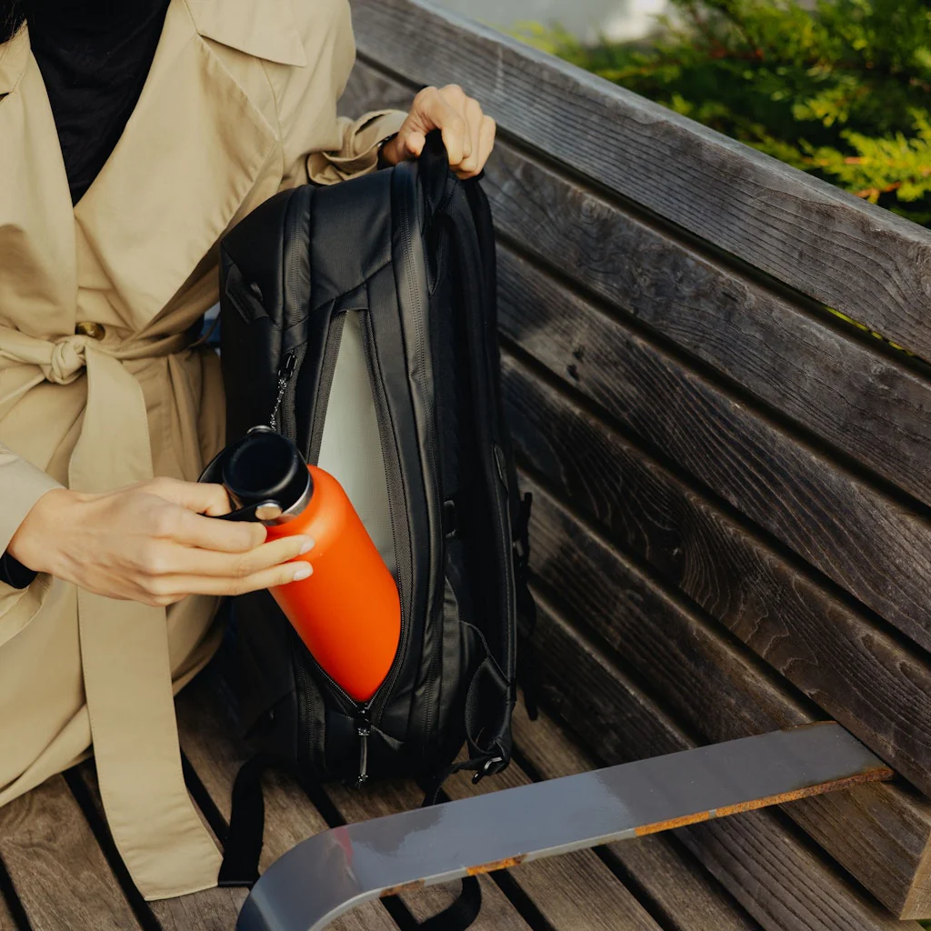 Travel Backpack | 20L | Black - Image 9