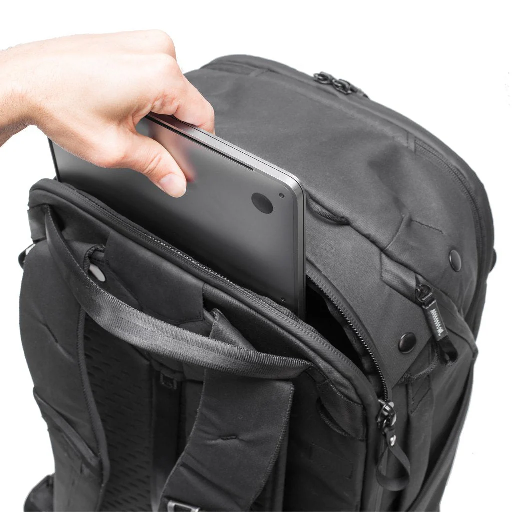 Travel Backpack | 45L | Black | Factory 2nd - Image 4