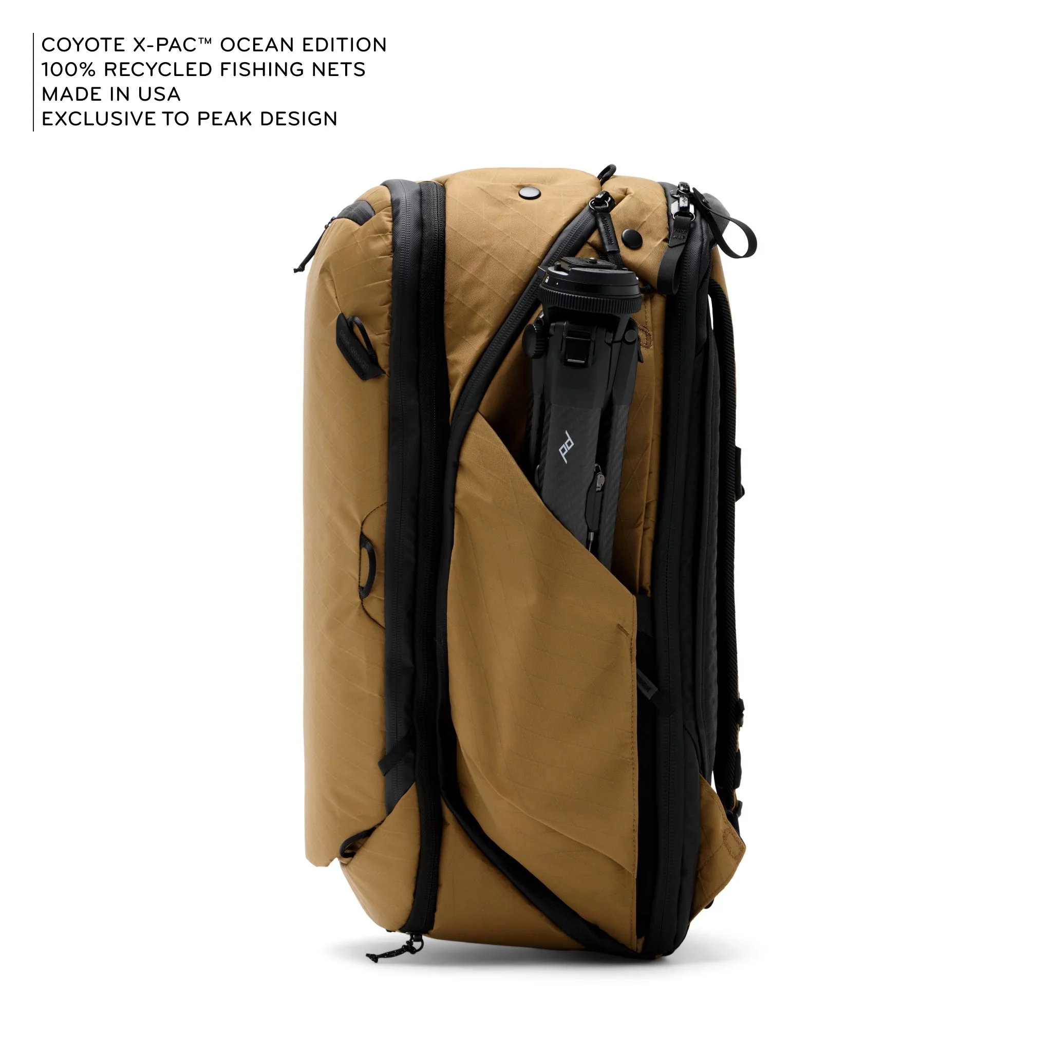 Travel Backpack | 45L | Coyote | PD Certified - Image 2