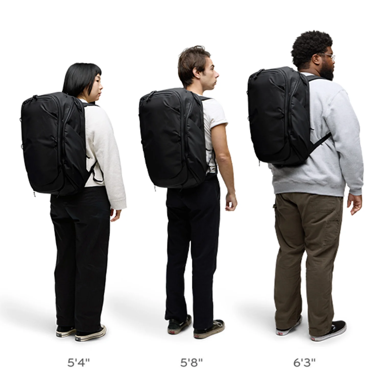 Travel Backpack | 45L | Black - Image 14