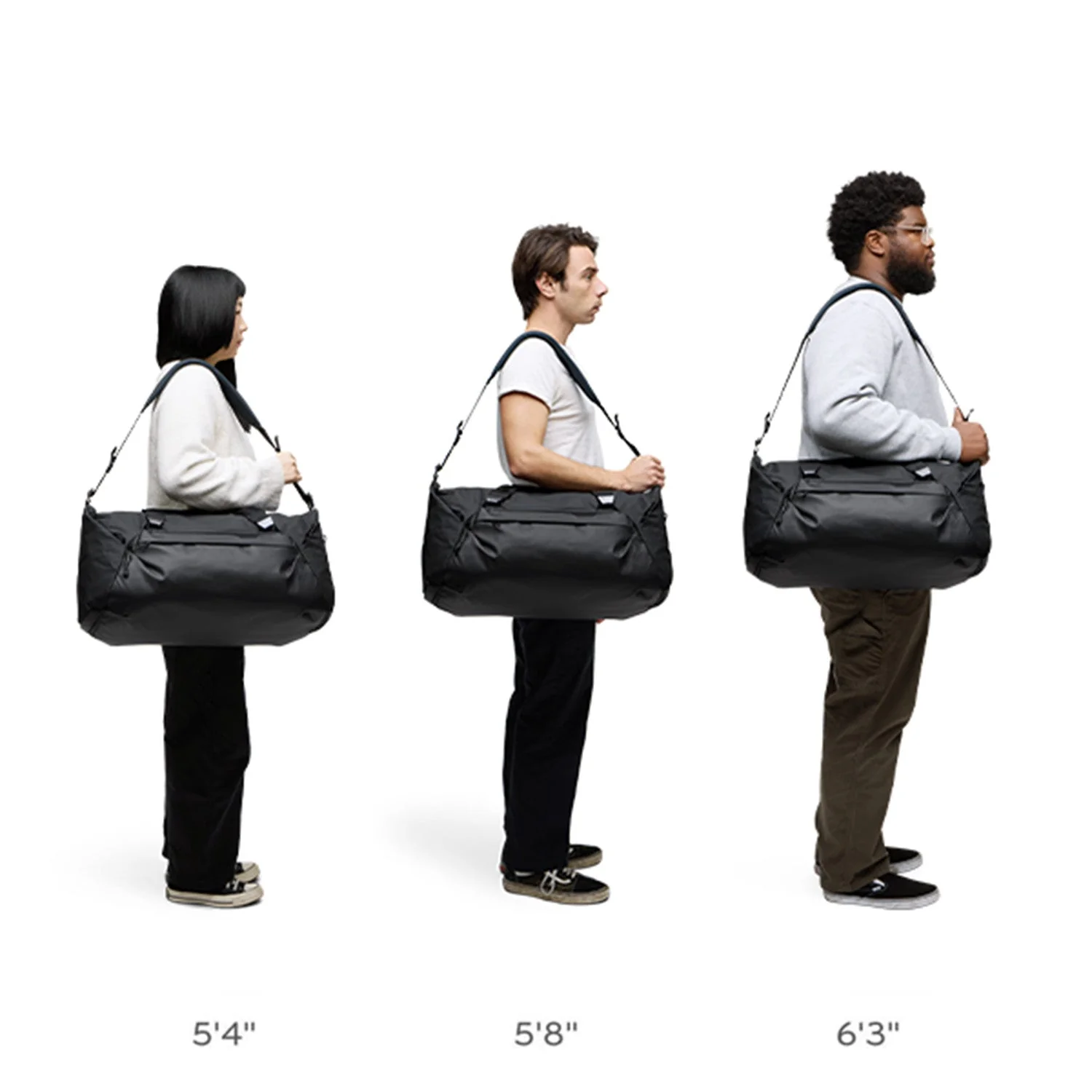 Travel Duffel | 35L | Black (PFAS) | PD Certified - Image 14
